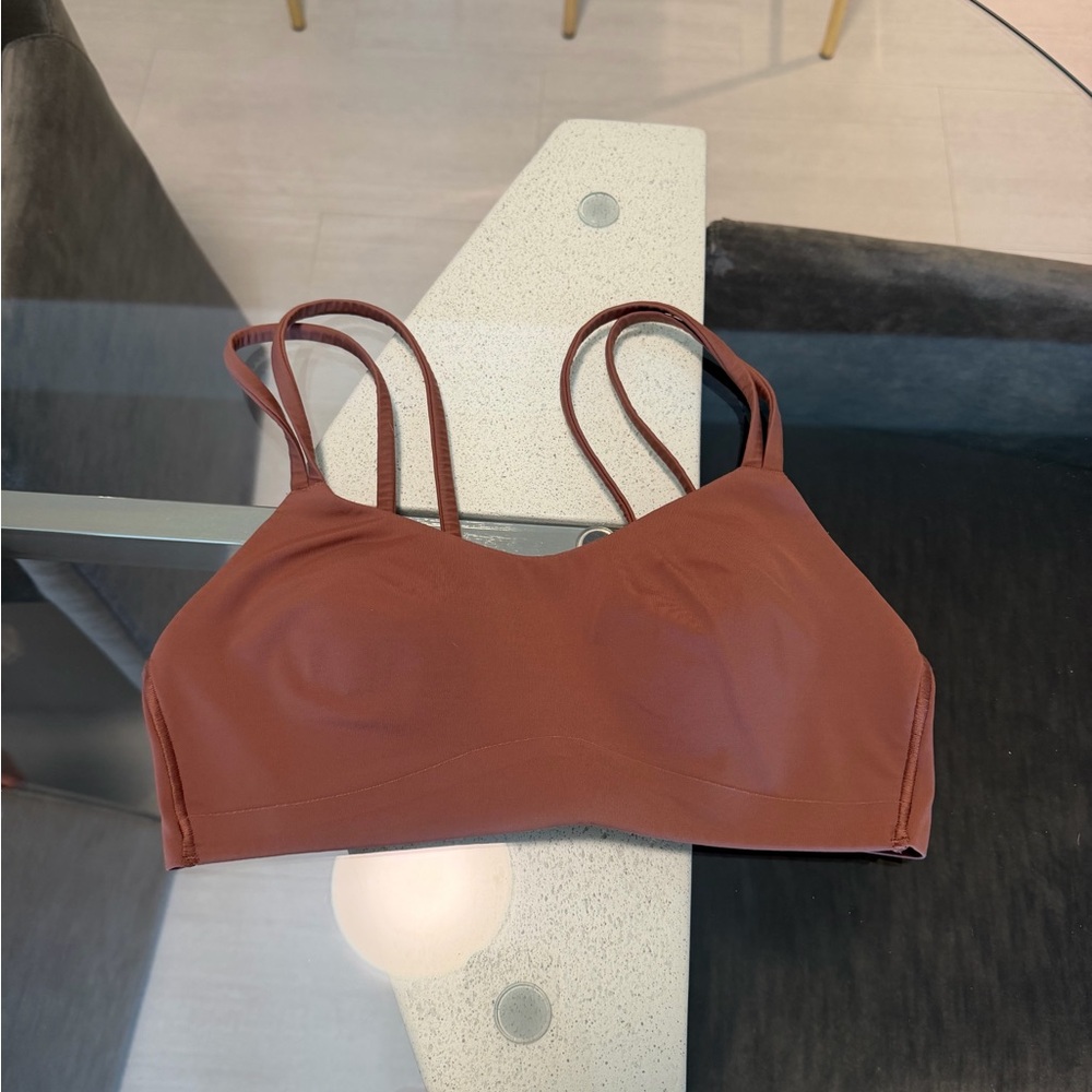 lululemon athletica Brown Double-Strap Sports Bra